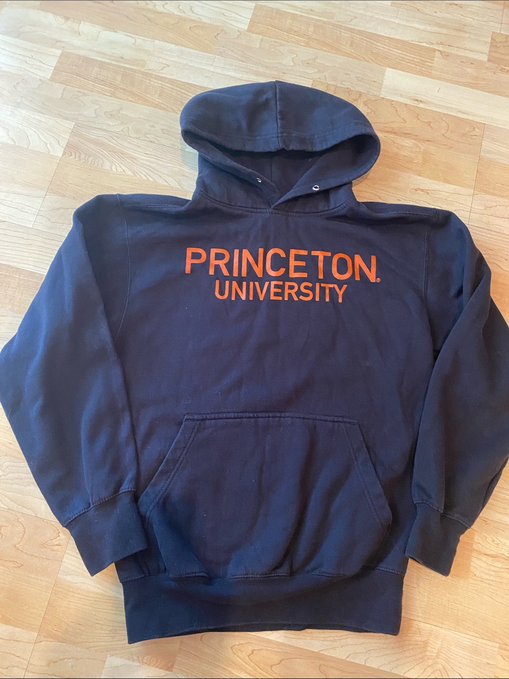Men’s Princeton University Hoodie with Orange Logo